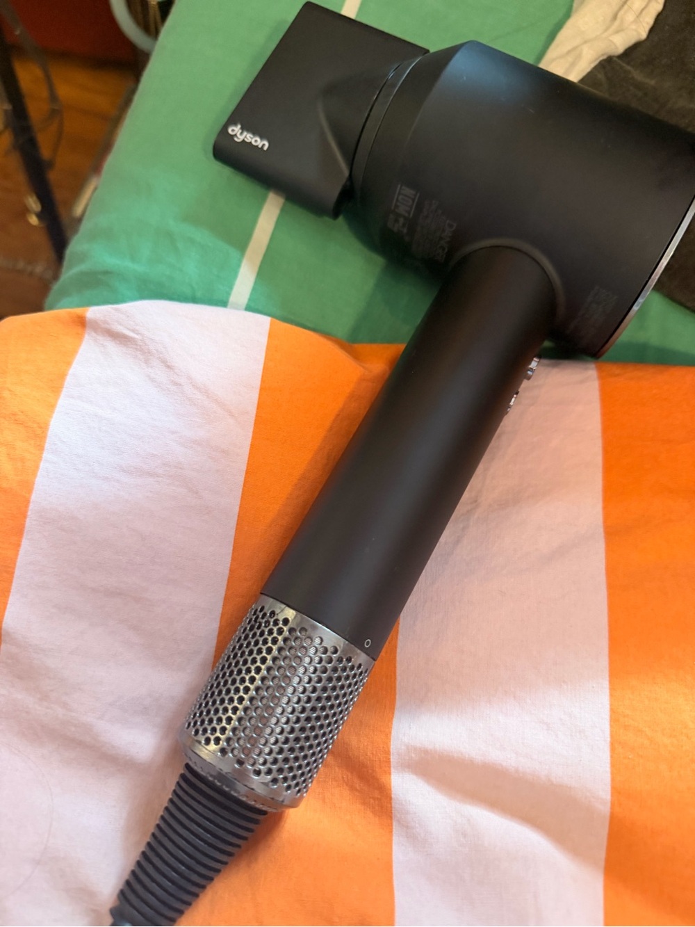 Dyson Hair Dryer in Black with Silver Accents